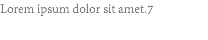 Lorem ipsum dolor sit amet.7