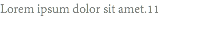 Lorem ipsum dolor sit amet.11