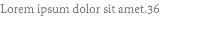 Lorem ipsum dolor sit amet.36
